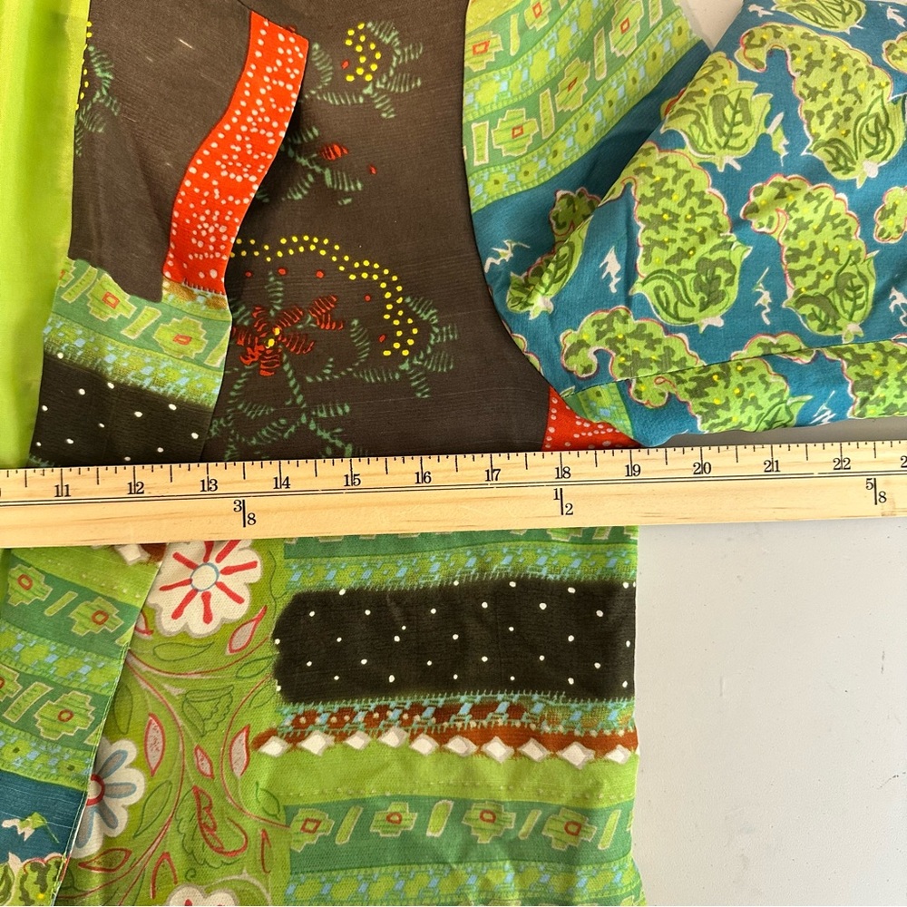 Vtg Silk Collection Harvé Bernard Floral Jacket Sz  10 Art To Wear 100% Silk - Picture 10 of 14